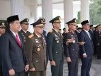 Komandan Grup 1 Kopassus Membacakan Pembukaan UUD 1945 pada Upacara Hari Lahir Pancasila di KP3B Banten
